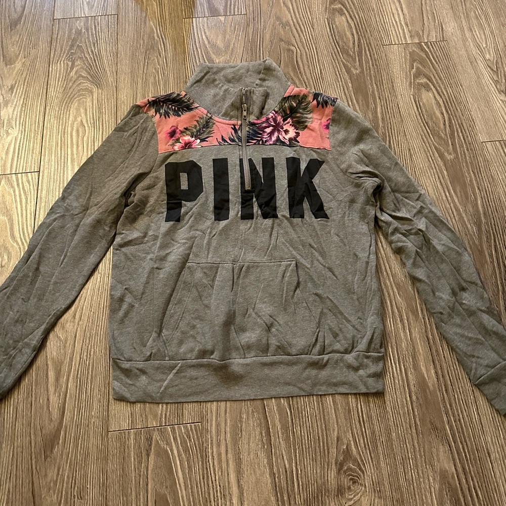 PINK Quarterzip Longsleeve